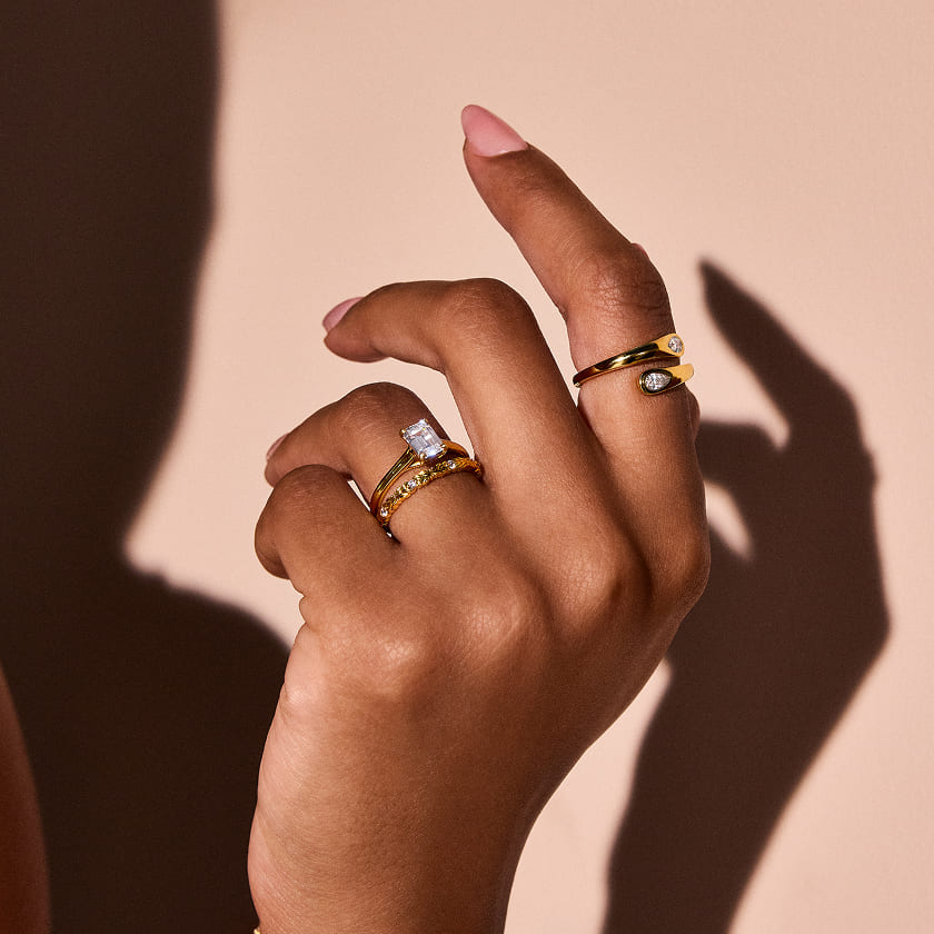 Anillos de diamante 